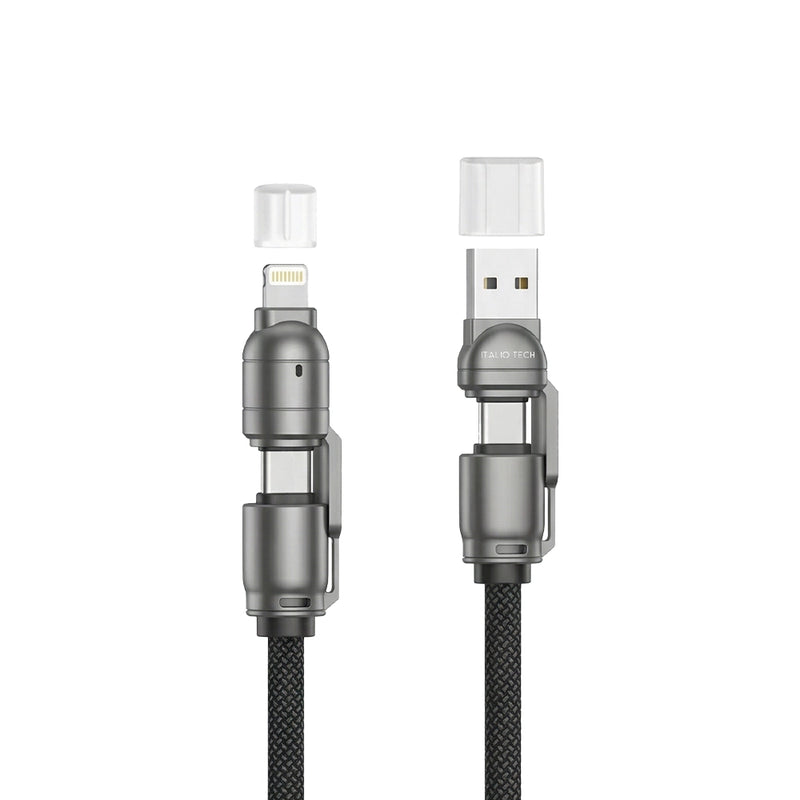 Italio Tech Link Ultra 240W Fast Charging 4 in 1 Cable