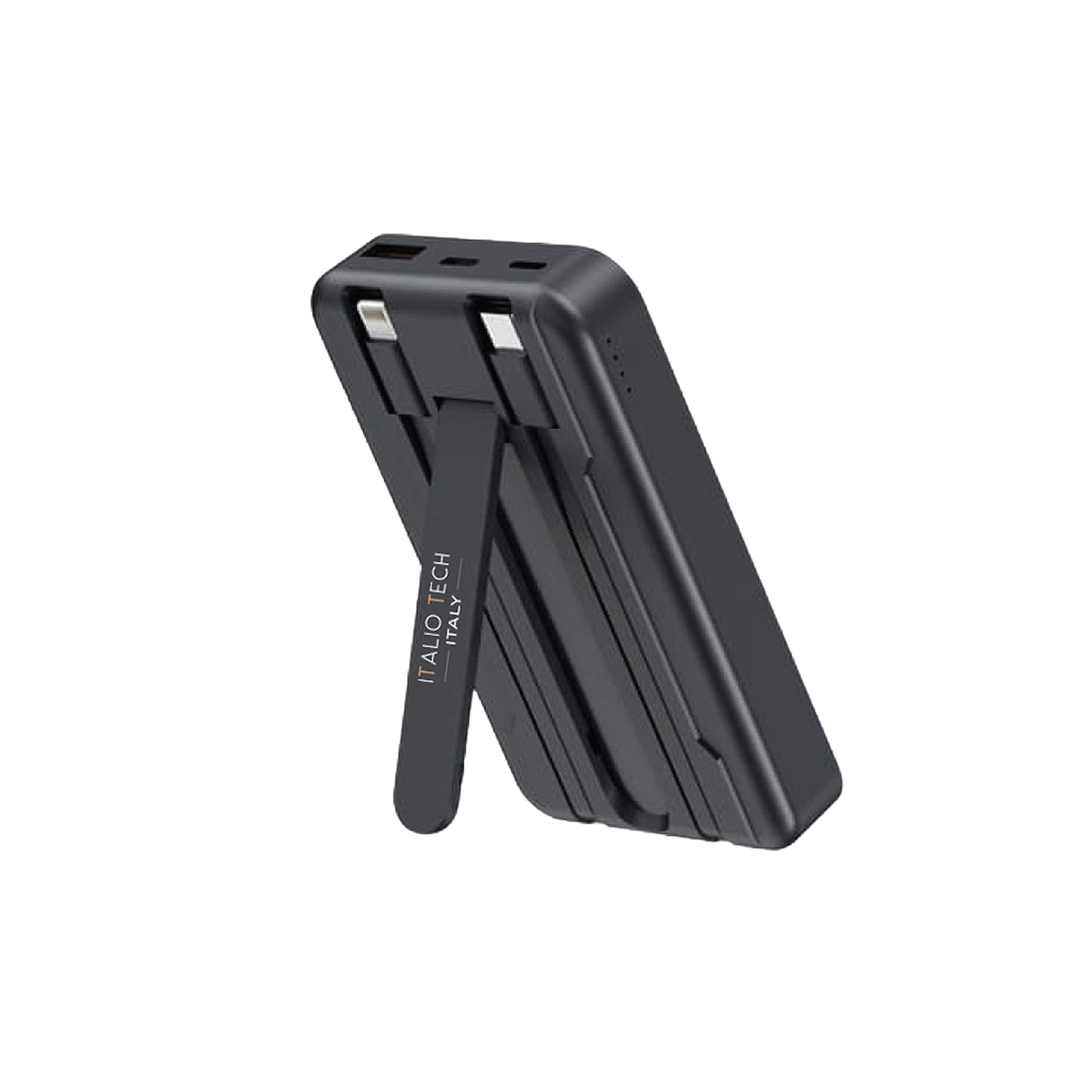 Italio Tech Magnetix PowerBank 8000mAH, Wireless Charging, PowerDelivery 22.5W,Charging Stand,Mag Safe