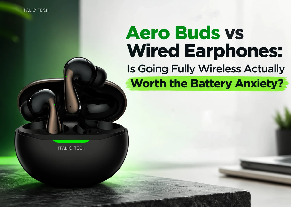 Aero Buds vs Wired Earphones: Is Going Fully Wireless Actually Worth the Battery Anxiety