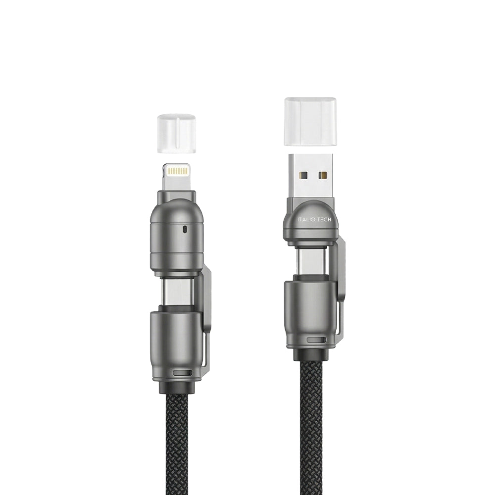 Italio Tech Link Ultra 240W Fast Charging 4 in 1 Cable