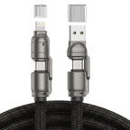 Italio Tech Link Ultra 240W Fast Charging 4 in 1 Cable