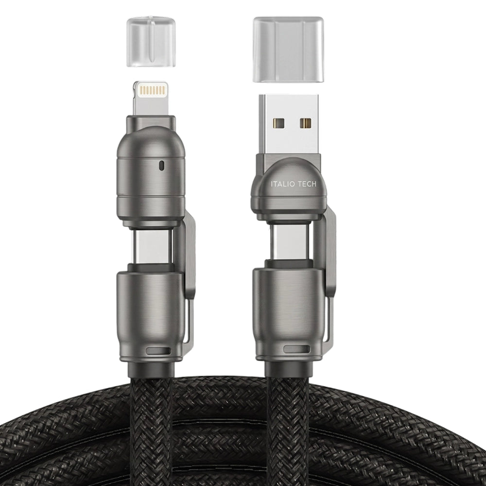 Italio Tech Link Ultra 240W Fast Charging 4 in 1 Cable
