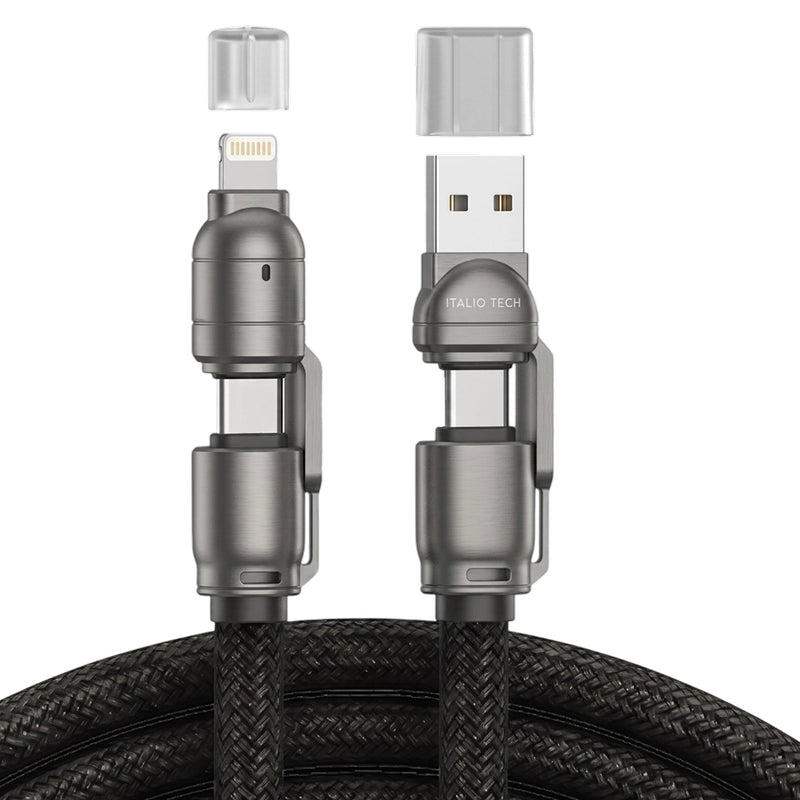 Italio Tech Link Ultra 240W Fast Charging 4 in 1 Cable