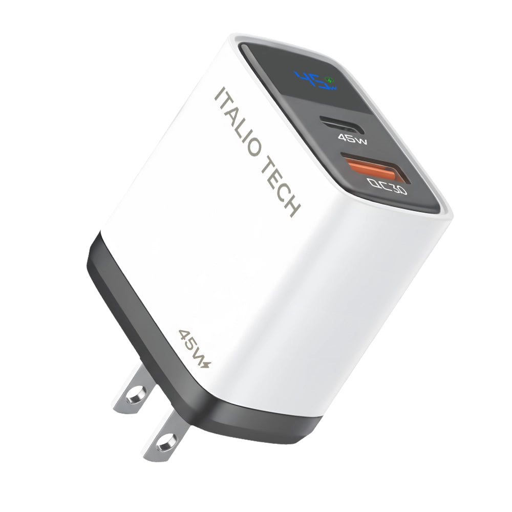 Italio Tech Raptor Vision 45W Smart Display Fast Charger