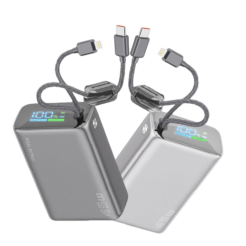 Italio Tech VoltCore 45W Fast Charging 20000mah Powerbank